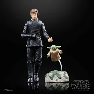 Lot von 2 Figuren luke skywalker &amp; grogu Hasbro Star Wars: The Book of Boba Fett Black Series image-3