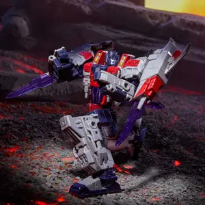 Collectible figurine Hasbro Transformers Generations Legacy United Voyager Class Cybertron Universe Starscream image-3