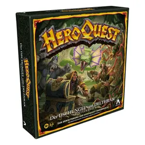 Jogos de mesa Hasbro HeroQuest extension Der Dschungel von Delthrak *ALLEMAND* image-0