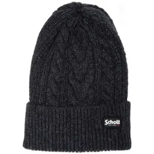 Eco-responsible knitted hat - child badge Schott image-0