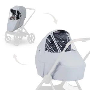 2-in-1 stroller trailer cover Hauck image-0