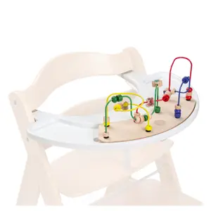Maze bead high chair toys for babies Hauck Alpha image-0