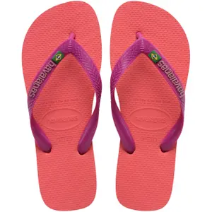 Kids' logo flip-flops Havaianas Brasil image-0