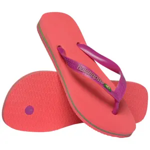 Kids' logo flip-flops Havaianas Brasil image-2