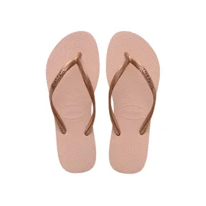 Tongs femme Havaianas Slim Logo Metallic image-1