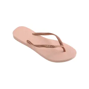 Tongs femme Havaianas Slim Logo Metallic image-0