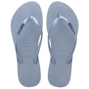 Tongs femme Havaianas Slim Logo Metallic image-0