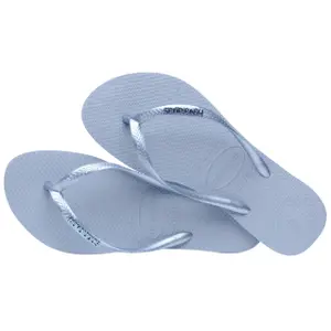 Tongs femme Havaianas Slim Logo Metallic image-1