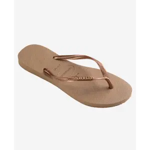 Tongs femme Havaianas Slim Logo Metallic image-1