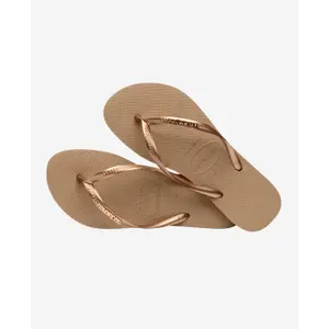 Tongs femme Havaianas Slim Logo Metallic image-3