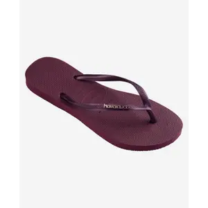 Chinelos de mulher Havaianas Slim Logo Metallic image-1
