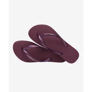 Chinelos de mulher Havaianas Slim Logo Metallic image-3