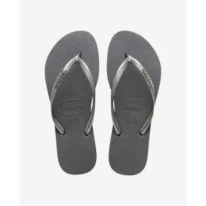 Chinelos de mulher Havaianas Slim Logo Metallic image-2