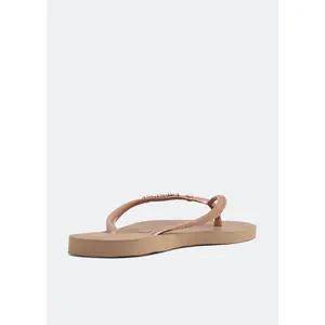 Chinelos de mulher Havaianas Slim Metal Logo And Crystal image-1