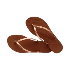 Chinelos de mulher Havaianas You Metallic Crocus image-1