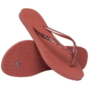 Girl's flip-flops Havaianas Gliter II image-4