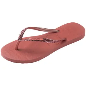 Girl's flip-flops Havaianas Gliter II image-5