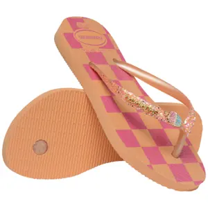 Children's flip-flops Havaianas Glitter II image-5
