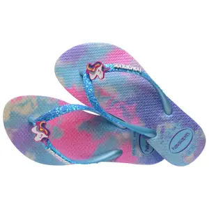 Children's flip-flops Havaianas Slim Glitter Trendy image-3
