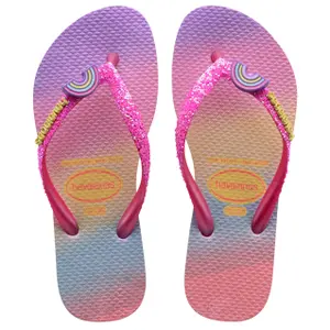 Children's flip-flops Havaianas Slm Glitter Trendy image-0