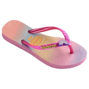 Children's flip-flops Havaianas Slm Glitter Trendy image-1