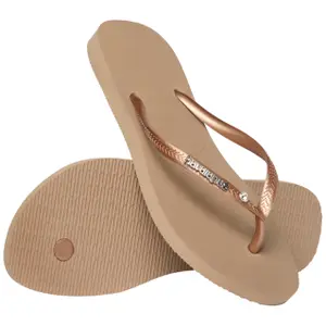 Infradito da donna Havaianas Slim Logo Metal Crystal image-3