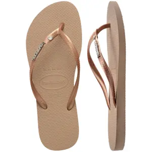 Infradito da donna Havaianas Slim Logo Metal Crystal image-4