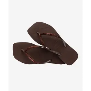 Chinelos de mulher Havaianas Square Glitter image-3