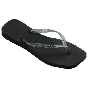 Chinelos de mulher Havaianas Square Logo Metallic image-0