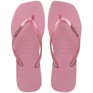 Női papucs Havaianas Slim Square Logo Metallic image-3