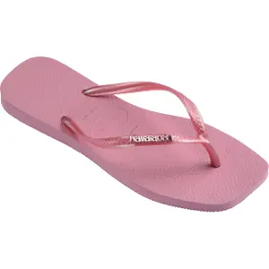 Női papucs Havaianas Slim Square Logo Metallic image-1