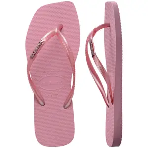 Női papucs Havaianas Slim Square Logo Metallic image-4
