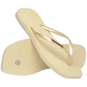 Női papucs Havaianas Slim Square Logo Metallic image-5