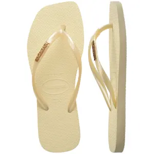 Női papucs Havaianas Slim Square Logo Metallic image-4