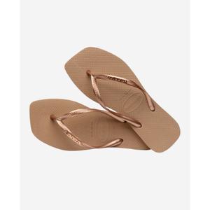 Flip-Flops für Frauen Havaianas Square Logo Metallic image-3