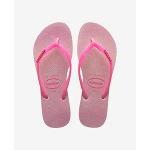 Baby girl flip-flops Havaianas Slim Glitter Iridescent image-0