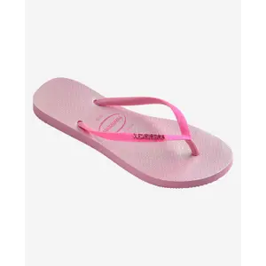 Baby girl flip-flops Havaianas Slim Glitter Iridescent image-1