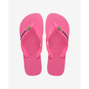 Baby flip-flops Havaianas Brasil Logo Neon image-2