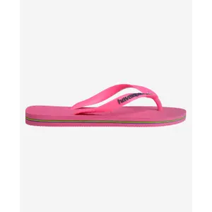 Baby flip-flops Havaianas Brasil Logo Neon image-0
