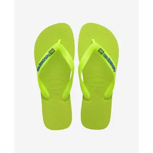 Children's flip-flops Havaianas Brasil Logo Neon image-0