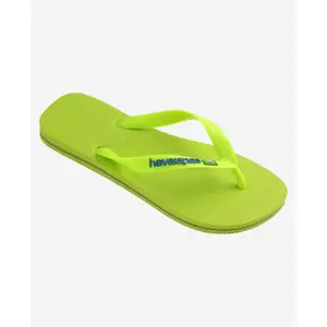 Children's flip-flops Havaianas Brasil Logo Neon image-1