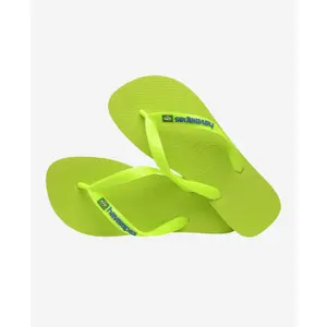 Children's flip-flops Havaianas Brasil Logo Neon image-3