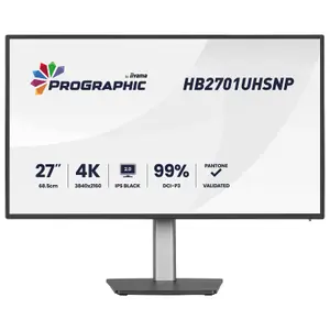 Monitor per PC Iiyama ProGraphic HB2701UHSNP-B1 4K Ultra HD image-4