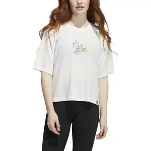Camiseta de mujer adidas Love Unites Graphic image-4