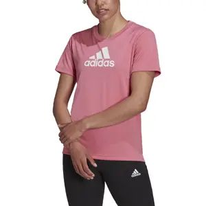 Camiseta de mujer adidas Primeblue Designed 2 Move Logo Sport image-4