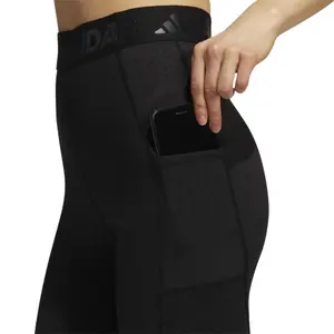 Malla 3/4 para mujer adidas Techfit Camo Emboss image-5