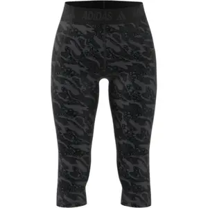 Malla 3/4 para mujer adidas Techfit Camo Emboss image-4