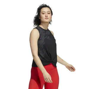 Camiseta de tirantes para mujer adidas Camo Graphic Knot image-2