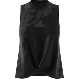 Camiseta de tirantes para mujer adidas Camo Graphic Knot image-5