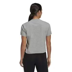 Camiseta de mujer adidas Essentials Loose 3-Stripes Cropped image-3